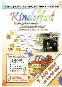 Plakat Kinderfest 2014