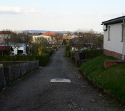 Hauptweg der Gartenanlage